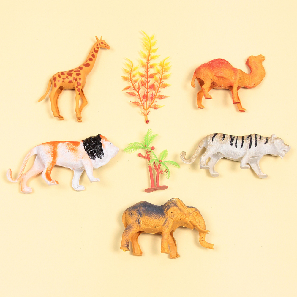 Набор животных «Animal World», 7 предметов, 24*20 см, пакет