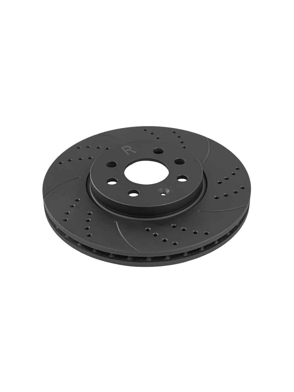 Диск тормозной передний перфорированный PRO-LINE с покрытием комплект OPEL ASTRA H/MERIVA 4 отверстий GANZ GIJ10049S
