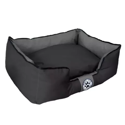 Лежанка для собак разборная размер M серая черная Царь-лежанка