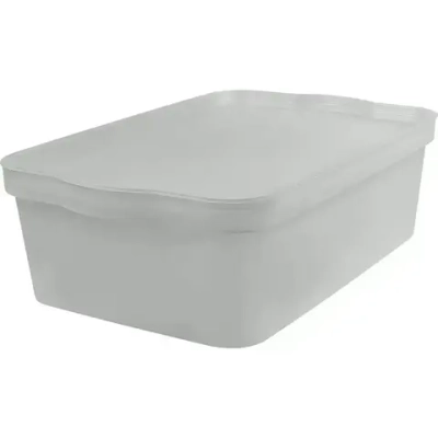 Ящик Lalababy Cute 14 л серое пёрышко