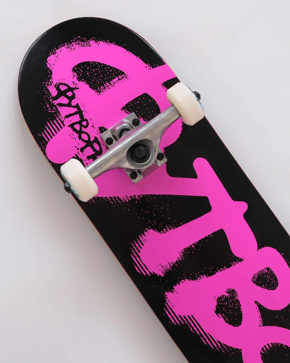 Скейтборд Футворк Лого Неон Розовый 7.87”