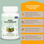 Maxi Health, Maxi Teen Supreme ™, для мужчин, 120 капсул
