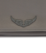 Кожаная сумка через плечо ROCK Zadig&Voltaire - серый(LWBA00001)