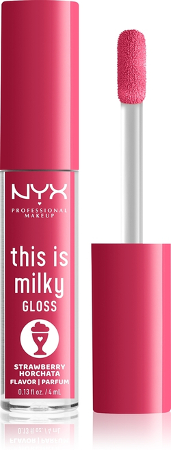 NYX Professional Makeup This is Milky Gloss Milkshakes - Увлажняющий парфюмированный блеск для губ, 4 ml