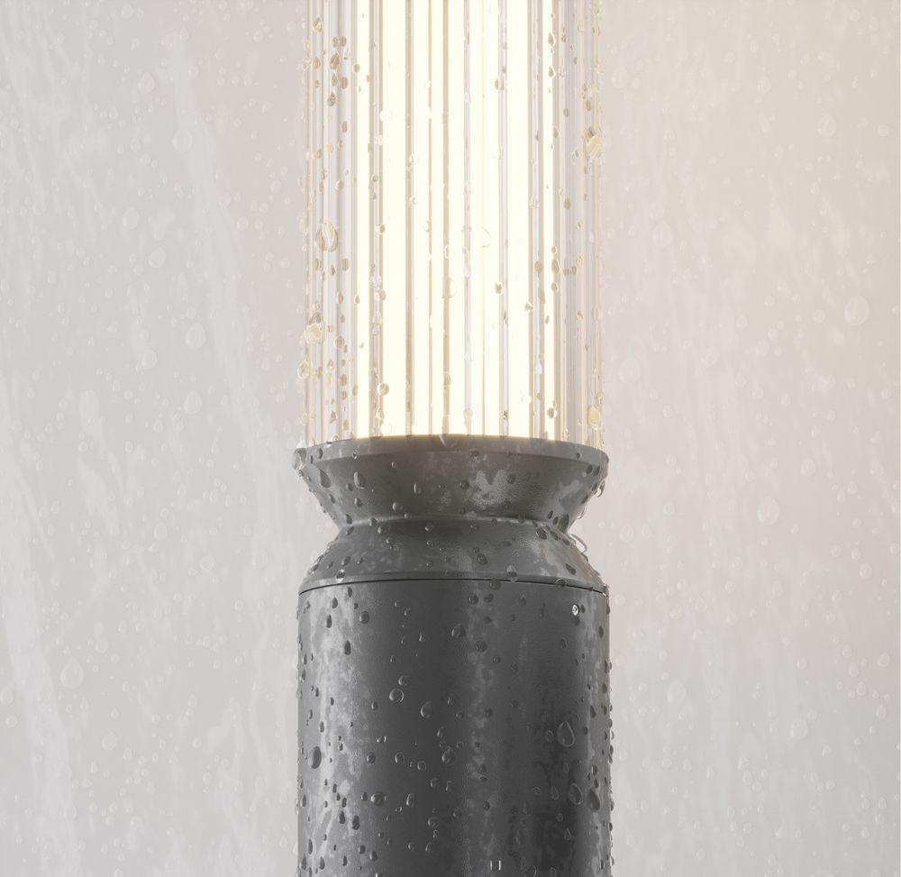 Светильник столбик ландшафтный 20вт 75x75x1986мм