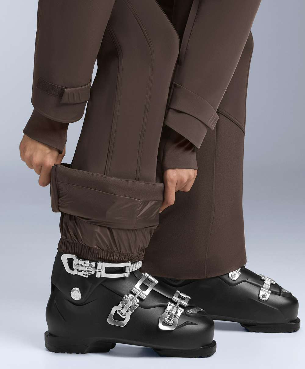 Oysho Водостойкий комбинезон Primaloft® SKI Performance, темно-коричневый