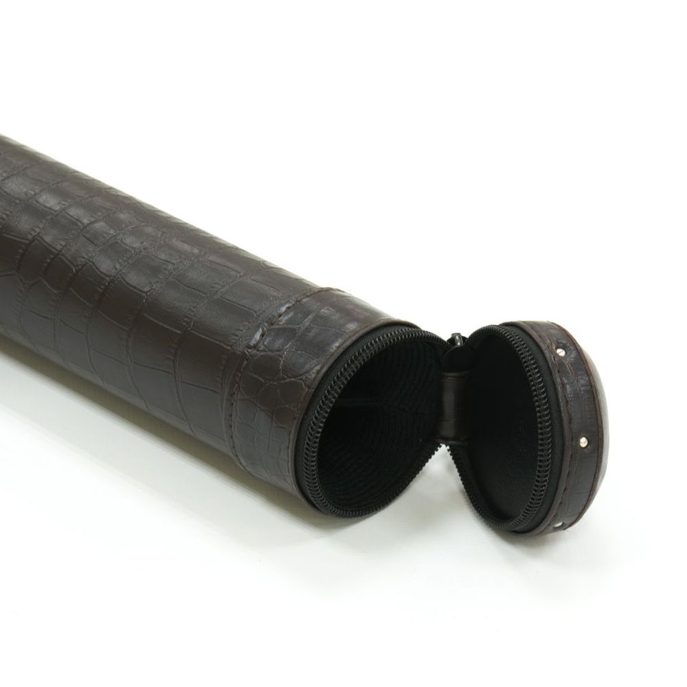 Тубус для кия Action 1/1 93 см темно-коричневый (кроко), карман 23 см