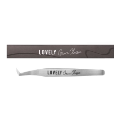 Пинцет для наращивания ресниц Lovely, серия Grace Classic, тип Круглый сапожок