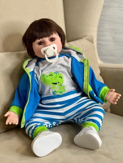 Кукла Реборн мягконабивная 48см в пакете (FA-079A)