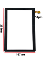 Тачскрин (сенсорное стекло) для XHSNM1015101B-V0