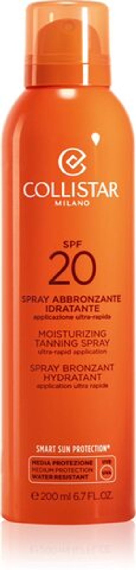 Collistar Special Perfect Tan Moisturizing Tanning Spray - солнцезащитный спрей SPF 20 /   200  ml  / GTIN 8015150260718