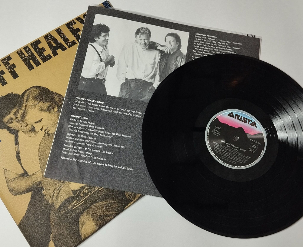 Винтажная виниловая пластинка LP The Jeff Healey Band See The Light (Germany 1988)