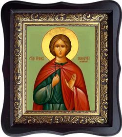 Порфирий Кесарийский (Палестинский) Мученик. Икона на холсте в киоте