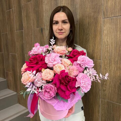 Цветы в коробке