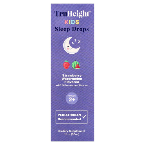 TruHeight, Капли для сна, для детей от 2 лет, с клубникой и арбузом, 30 мл (1 жидк. Унция)
