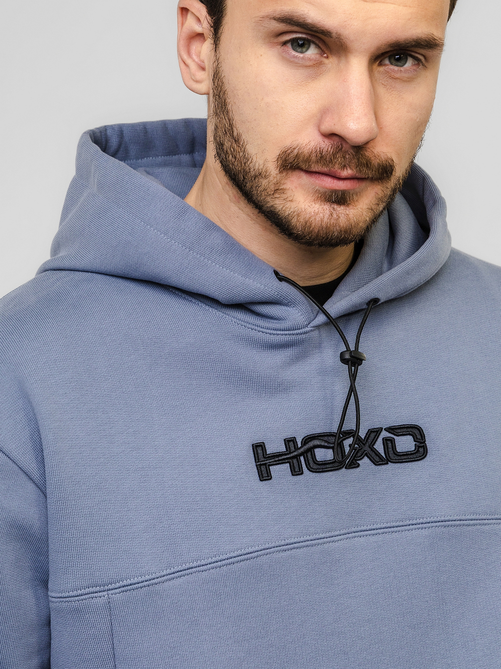 Худи "НОХО" унисекс, цвет "Полярный василёк"
