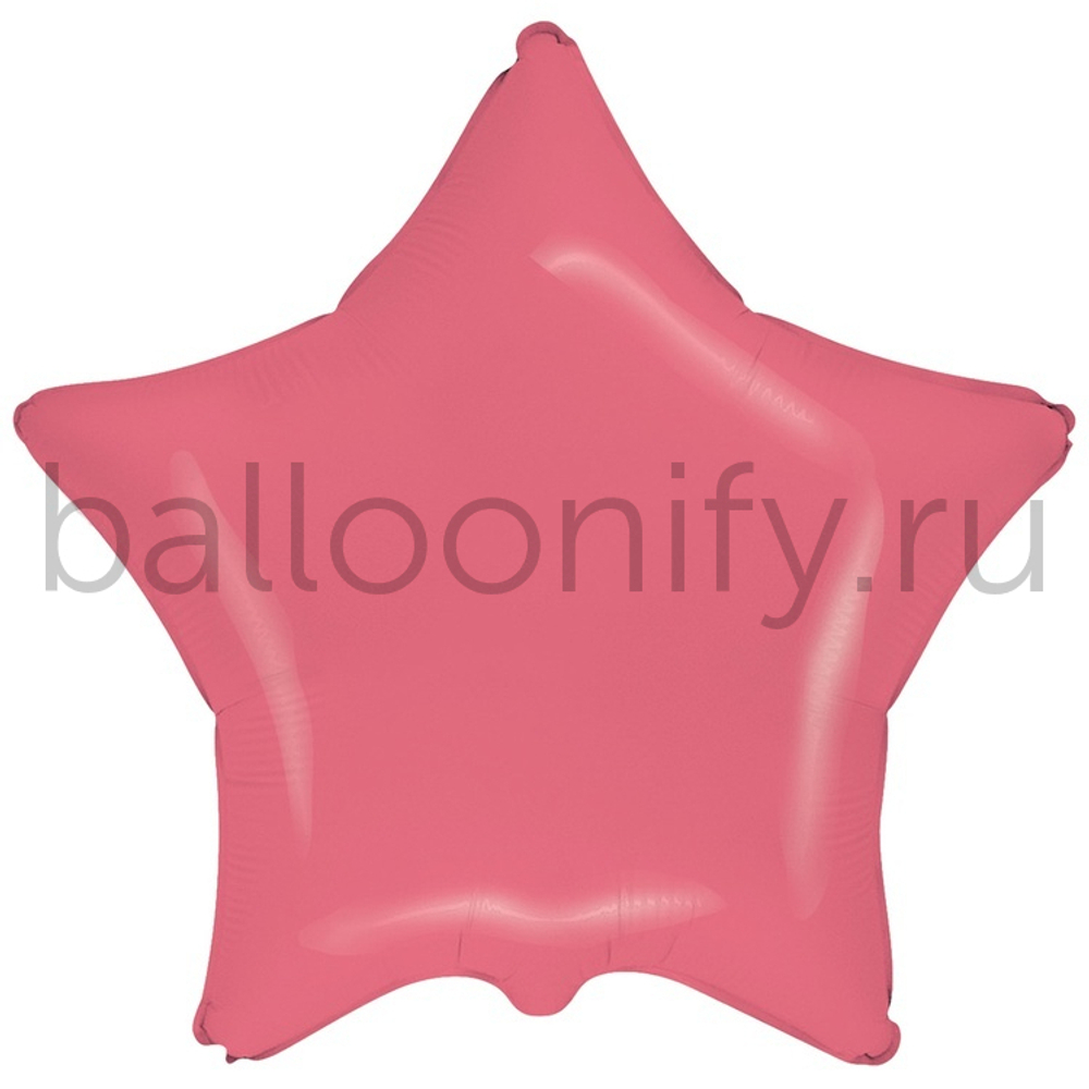 Фольгированная фигура, звезда, 18"/46СМ Пастель Red