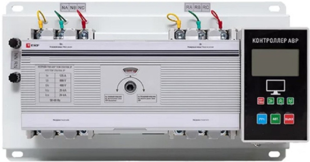 Автоматический ввод резерва EKF ats-tsm-125A-3p-pro