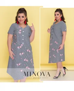 Платье 295-синий Minova