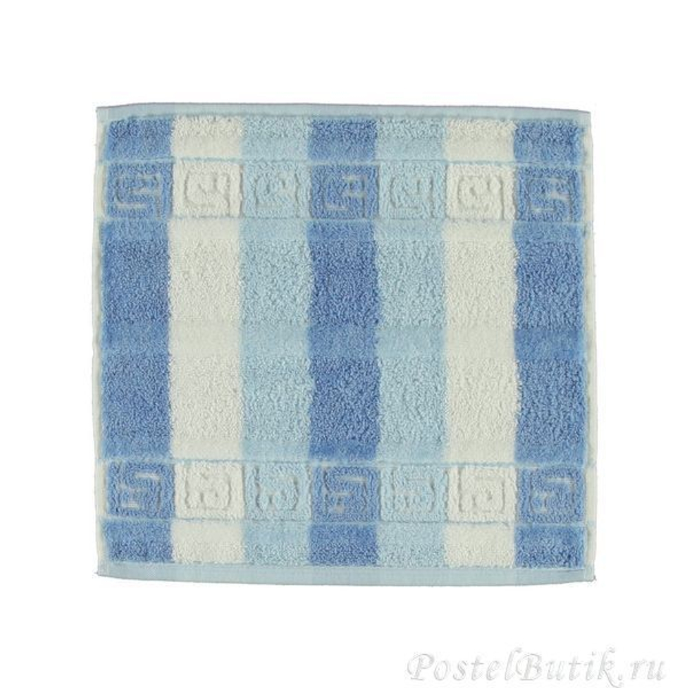 Полотенце 80х150 Cawo Noblesse 1011 Frottier голубое