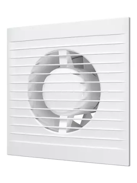 Вентилятор 100 ERA A 4 АТ D100 осевой вытяжной, полистирол с таймером title=