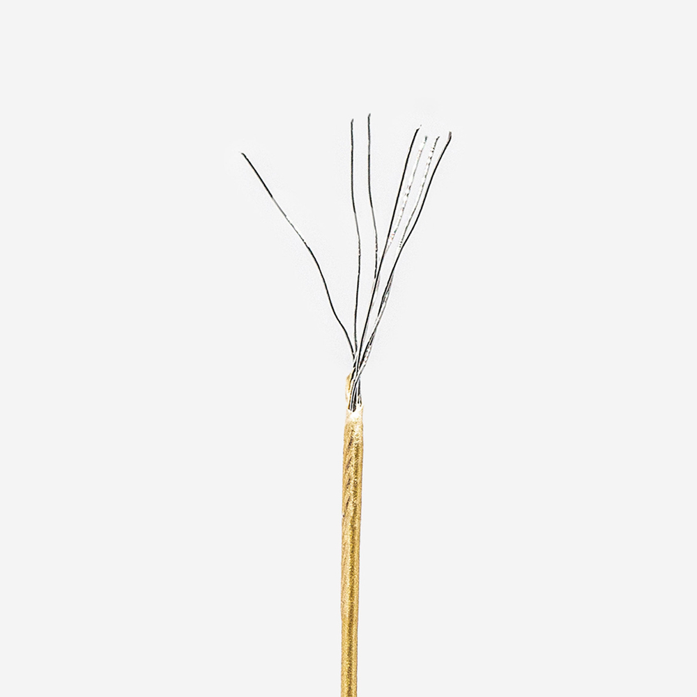 Японский ювелирный тросик SakuLux 7 диаметр 0,6мм, цвет "Сатиновое золото"