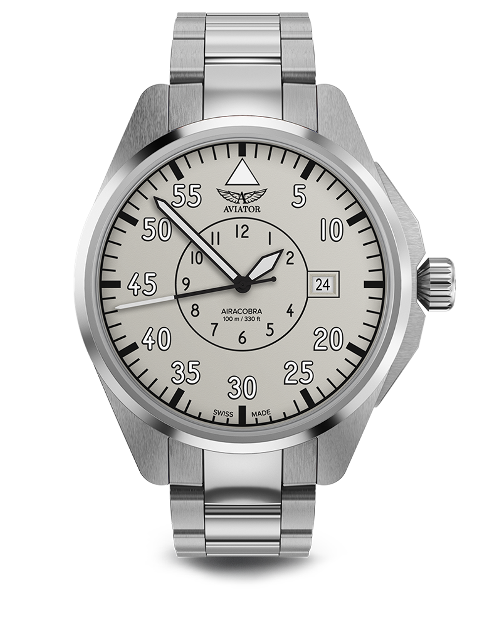 Чаcы механические AVIATOR AIRACOBRA 43 HERITAGE V.3.39.0.342.5 мужские