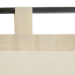 Штора из хлопка и льна кремового цвета из коллекции essential, 150х290 см