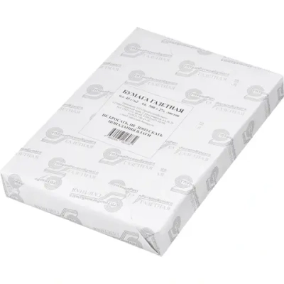 Бумага писчая (А4, 45 г/кв.м, белизна 60% ISO, 500 листов)