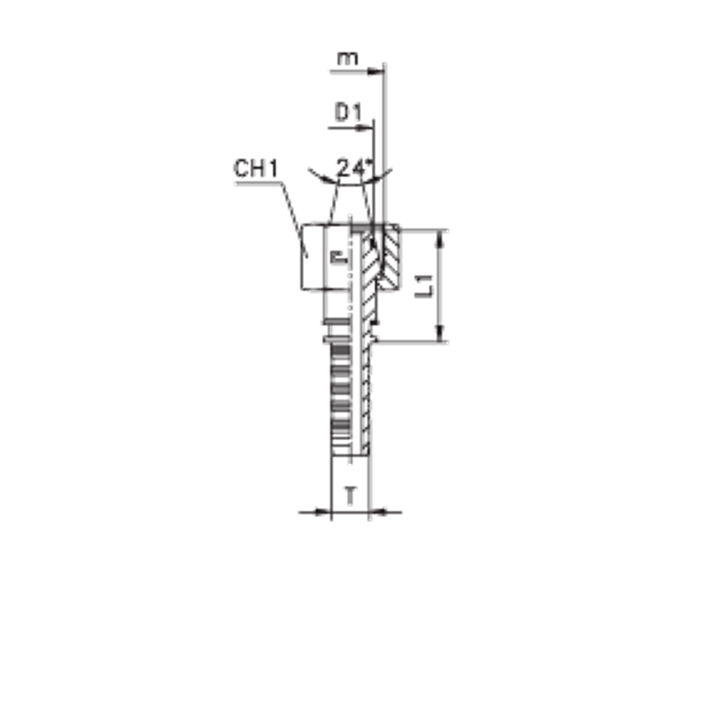 Фитинг DN 05 DKO-S (Г) 16x1.5 8