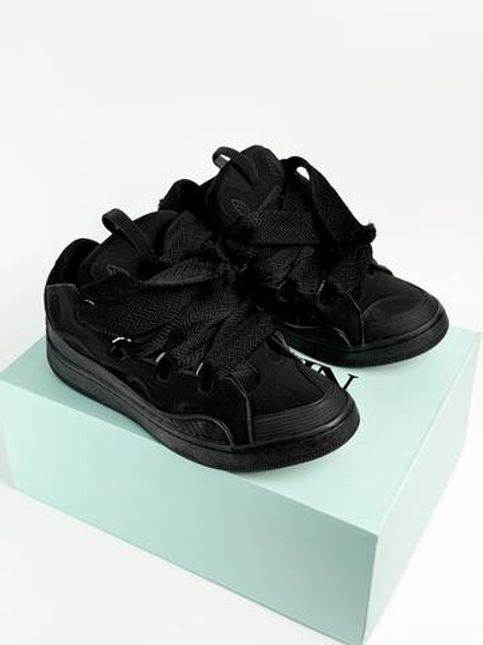 Кроссовки Lanvin curb #B141 (черн.)