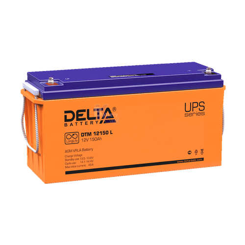 Аккумулятор Delta DTM 12150 L (AGM)
