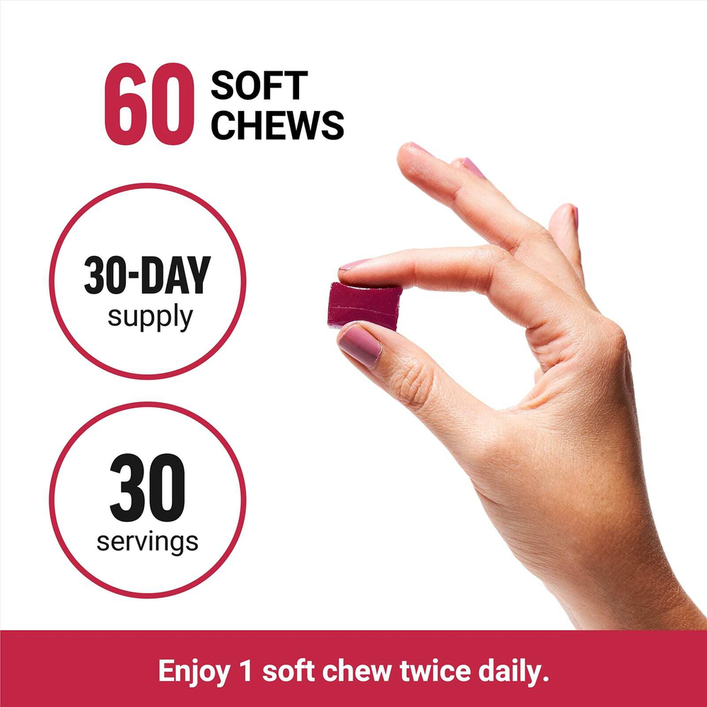 Force Factor, Total Beets®, поддержка артериального давления, ягоды асаи, 60 жевательных таблеток