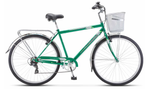 Велосипед 28" Stels Navigator-350 V р.20" (корзинка) Зеленый