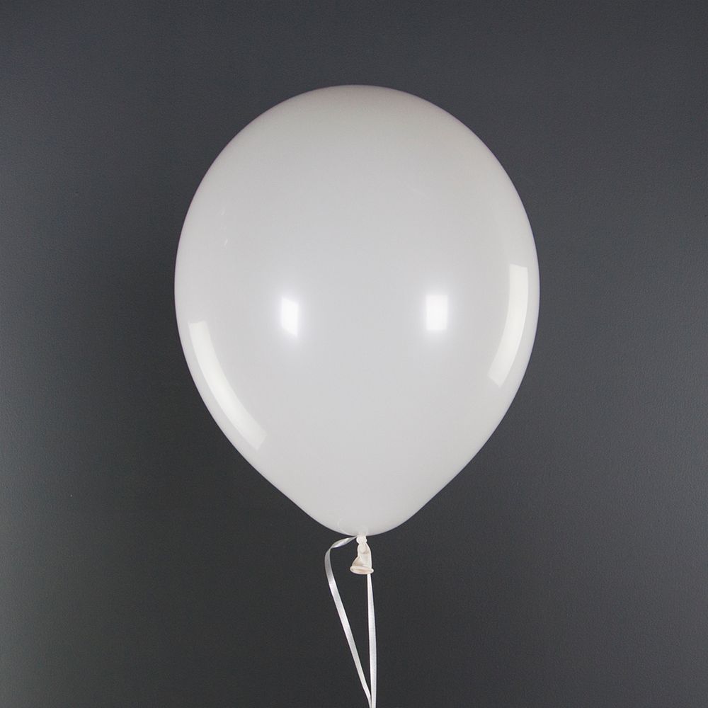 Шар (12''/30 см) Белый (S13/170), пастель, 100 шт.