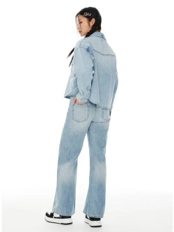 Джинсовые брюки