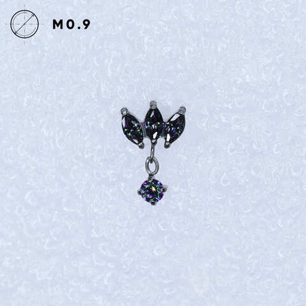 Pendant 3K Marquise Mystic Topaz