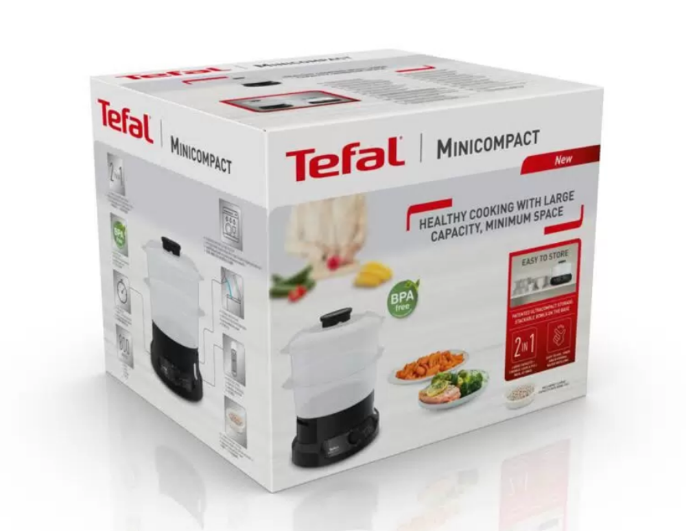 Пароварка Tefal Minicompact VC139810 (h)x