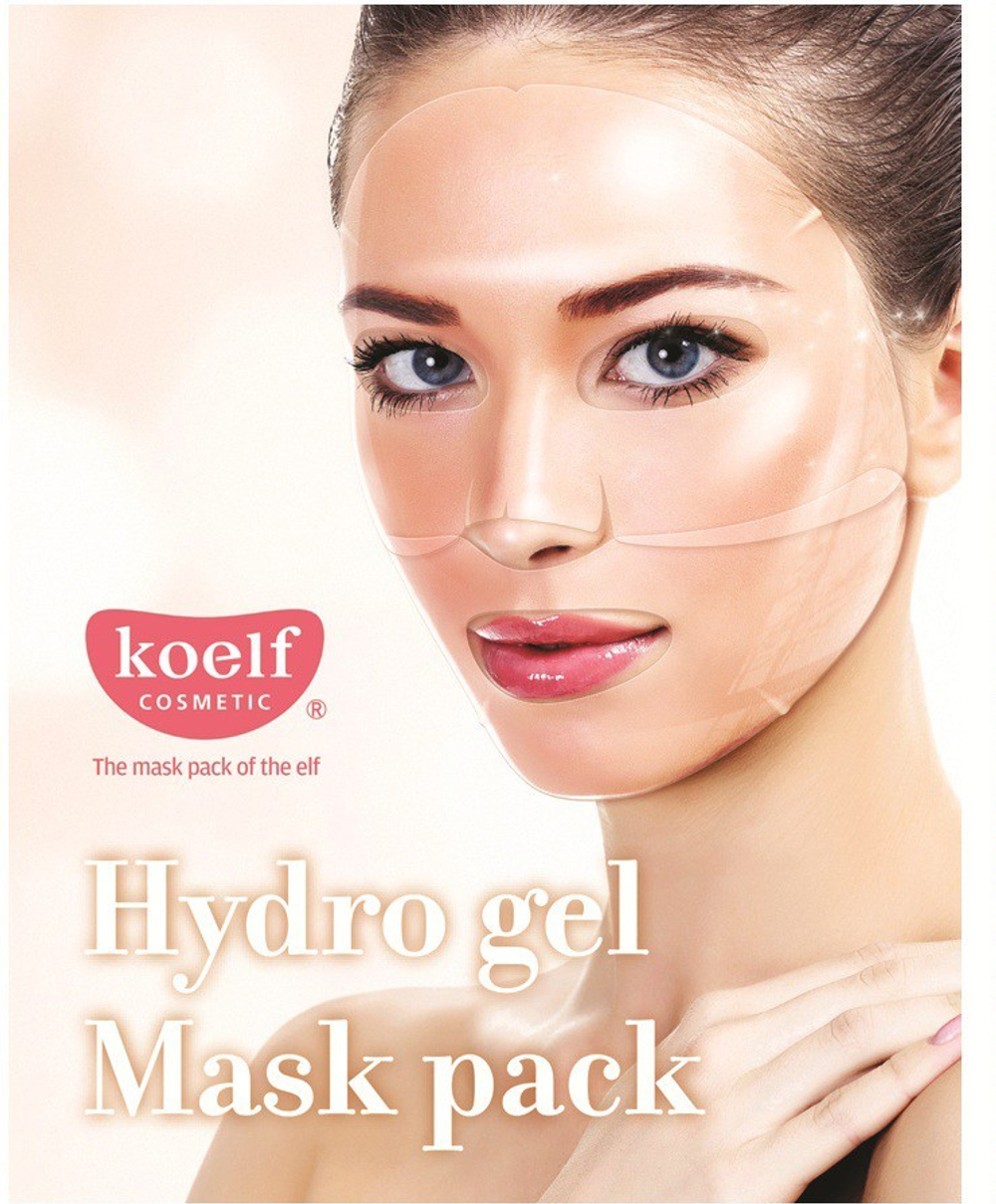 Koelf Ruby & Bulgarian Rose Hydrogel Face Mask гидрогелевая маска с рубиновой пылью и розовым маслом