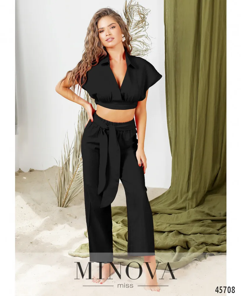 Костюм 2182-черный Minova
