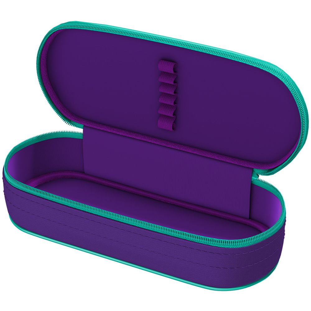 Пенал корпусный 1 отделение, 210*85*50 Berlingo "Pink blocks", полиэстер