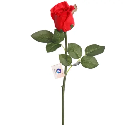 Цветок искусственный «Natur» 50см Розочка красная