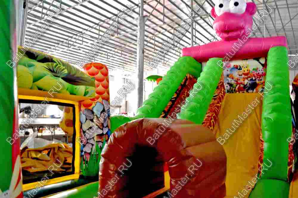 Надувной батут "Бегемотик"