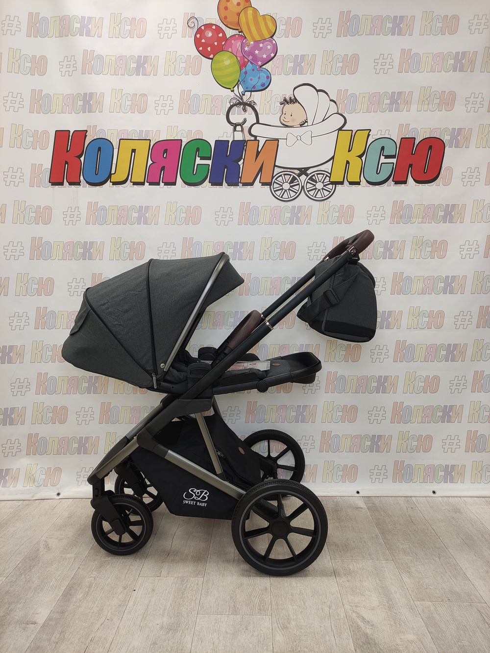 Коляска модульная Sweet Baby Ricci Steel Grey