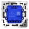 Выключатель встраиваемый VOLTUM S70 трехклавишный 10А, (черный матовый) vls030108