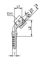 Фитинг DN 25 DKO-S (Г) 36x2 25 (45)  E41