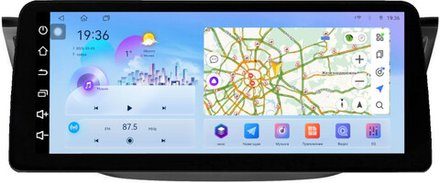 Магнитола для Honda CR-V 4 2012-2016 (большая рамка 10) - FarCar монитор 12.3" 2K QLED на Android 14, TS10, CarPlay, 4G SIM-слот