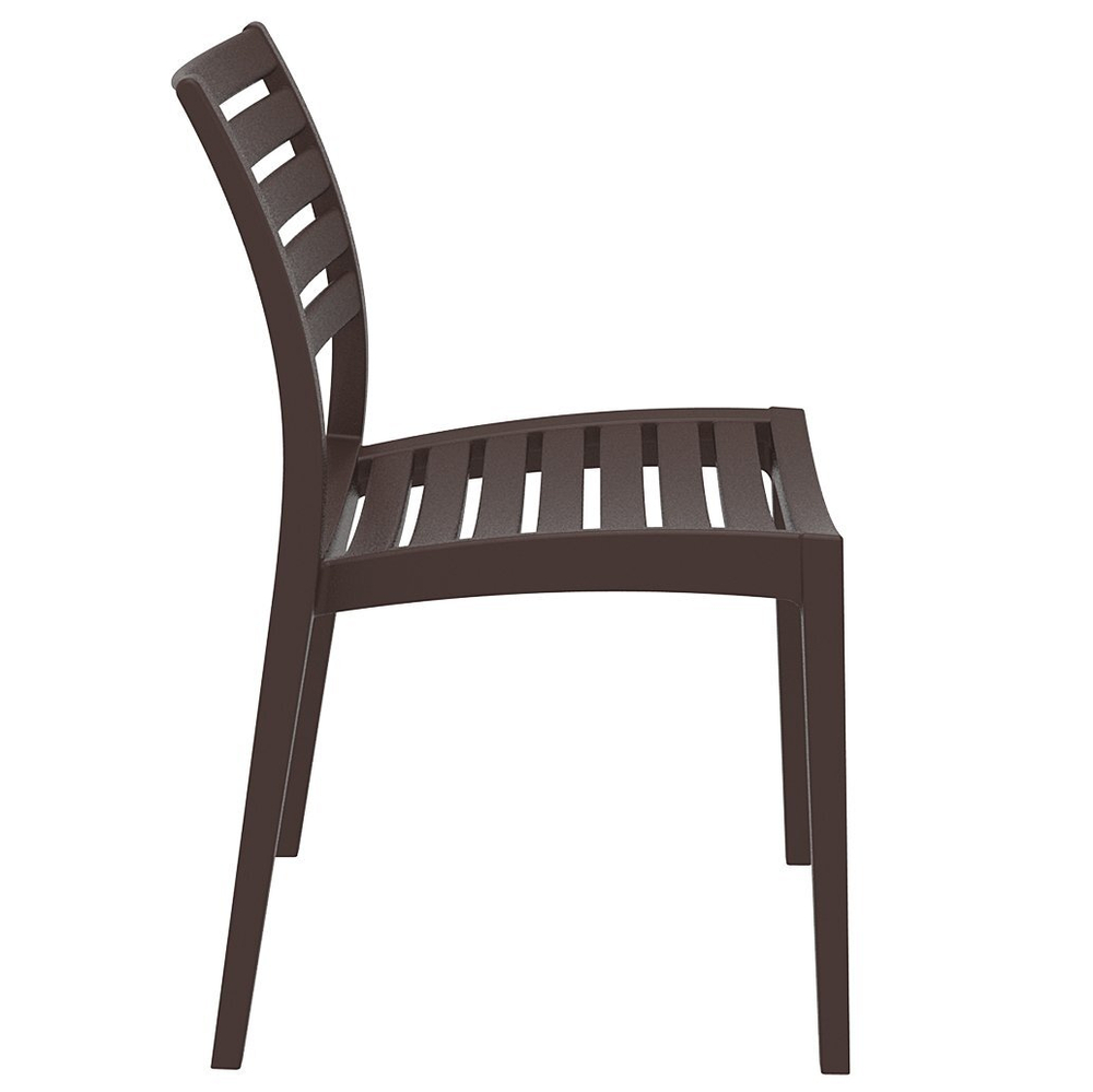 Стул пластиковый Siesta Contract Ares, коричневый