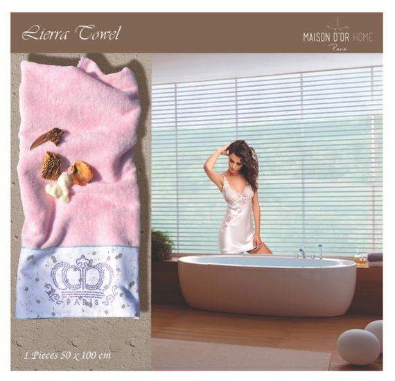 Набор полотенец LIERRA  ЛИЕРА 3пр 30х50 50х100 и 75х150 Maison Dor Турция