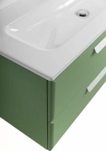 Тумба с раковиной Cezares ECO-CER-N 120 ECO-CER-N-1200-2C-SO-PS-P фисташковый софт